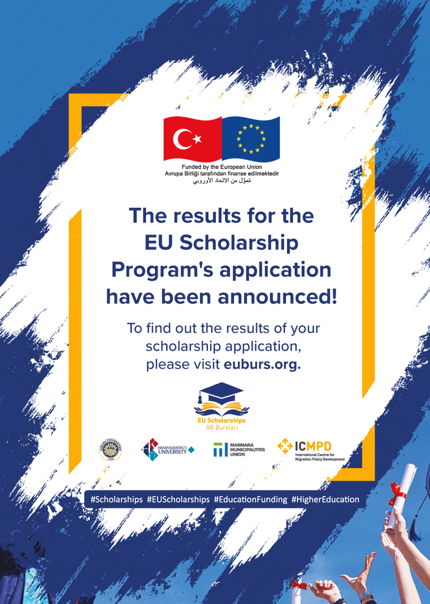 The results for the EU Scholarship Program's application have been announced! Click here for the results: euburs.org