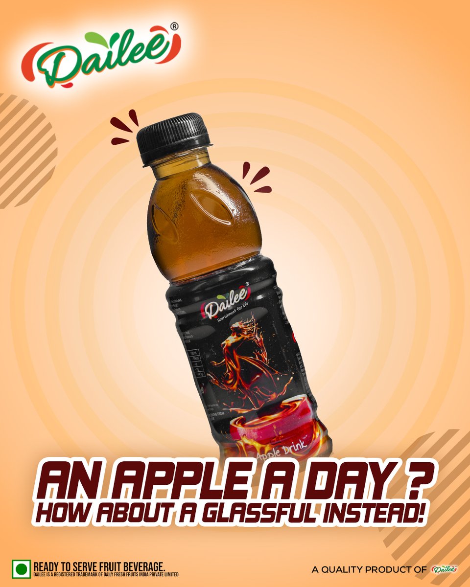 An apple a day? How about a glassful instead!
.
.
.
.
.
#appledrink #appledrinks #dailee #daileefresh #tastethedailee #southindia #trending #instagood @dailee_india #daileeapple