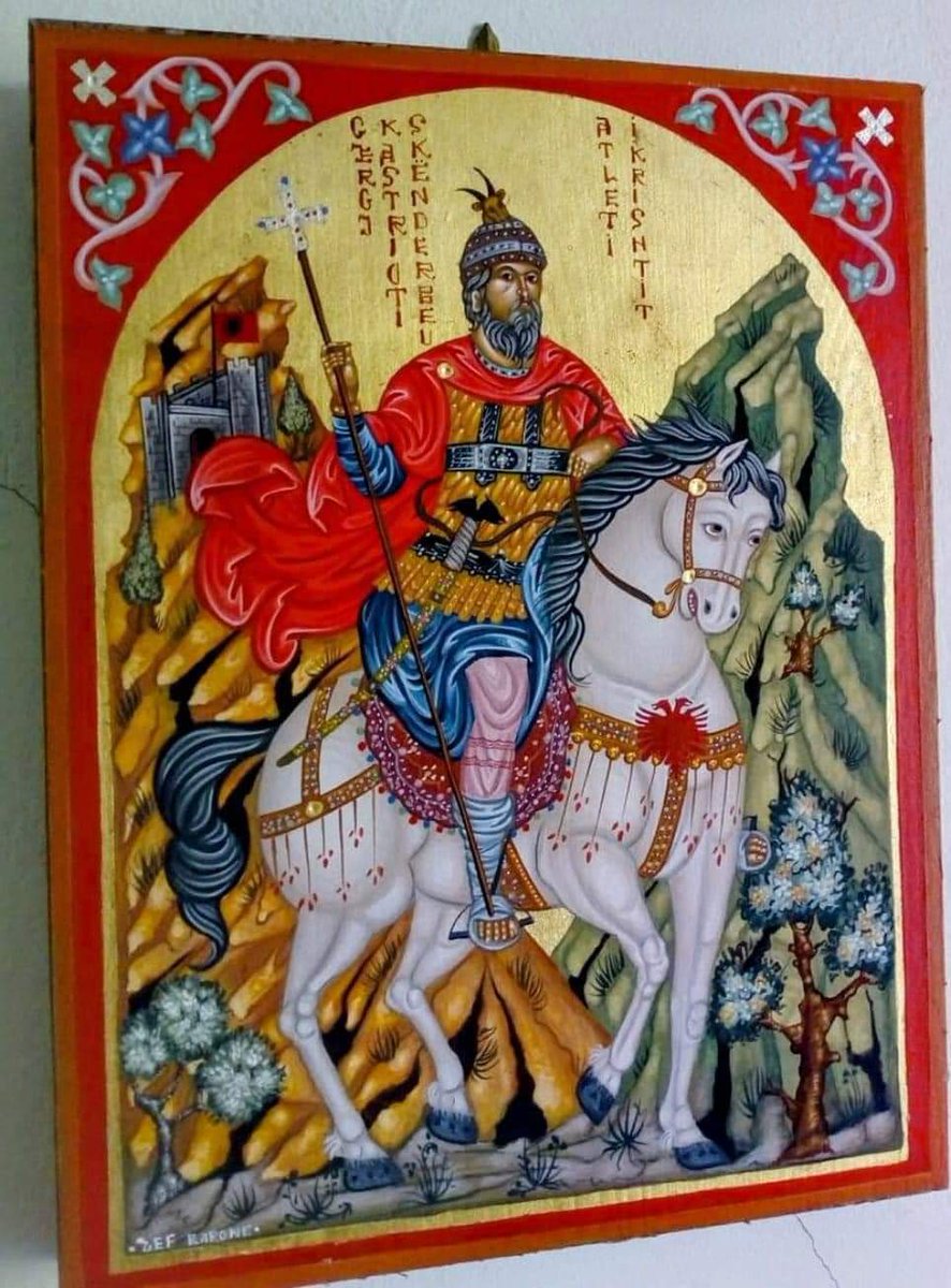 Arberesh iconography of Skanderbeg ❤️🇦🇱