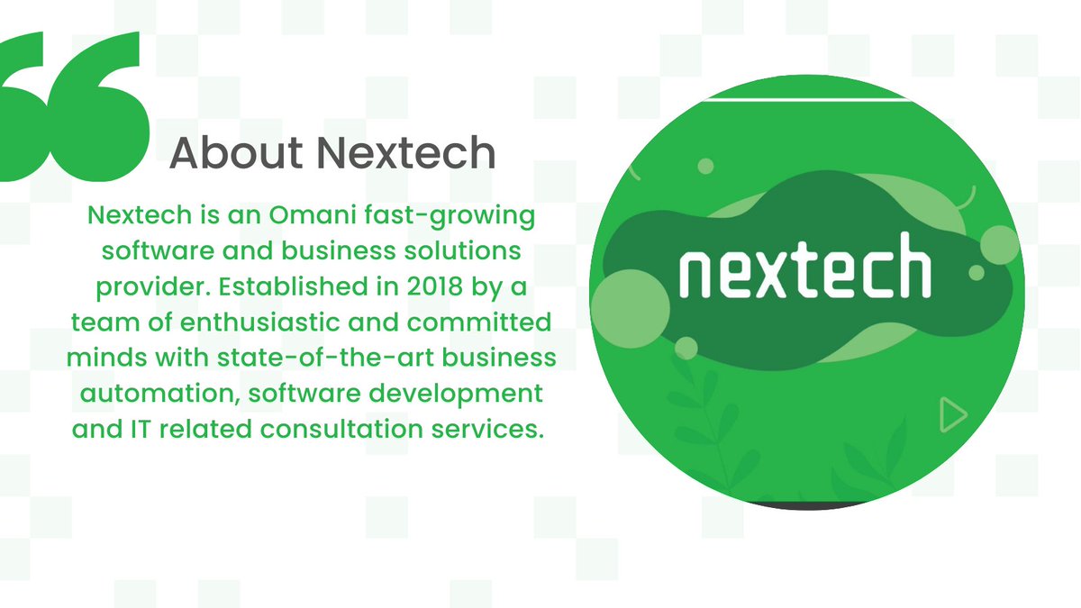 'Empowering innovation, fostering growth. Nextech, where ideas meet action, and success is a shared journey. 🚀 #CompanyIntroduction #InnovationHub