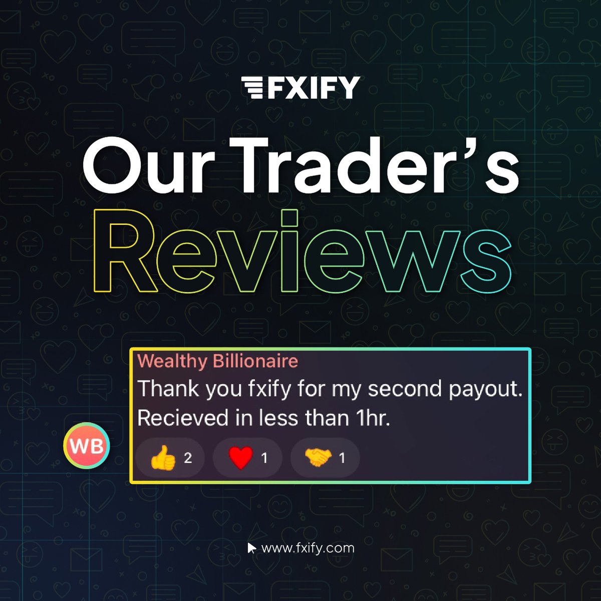 fxifycom's tweet photo. At FXIFY, we uphold our promise of timely payouts, ensuring a seamless experience for our traders💰.
#FXIFYReviews
#ChooseFXIFY https://t.co/0NzhWvAqTD