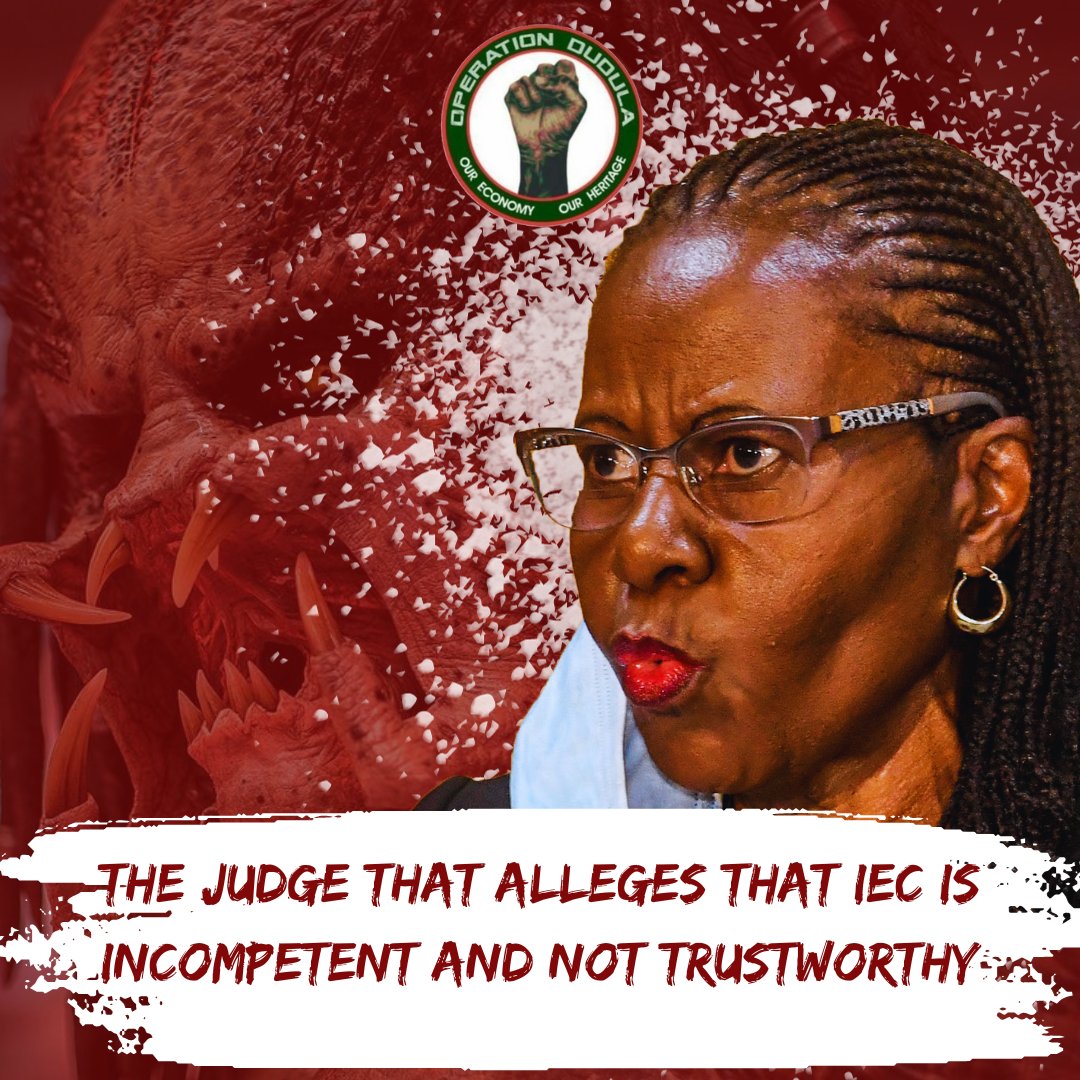 A politician masquerading as a judge!   

#OperationDudula #OD #LastGado TD Jakes #justiceforRefilweMofokeng EFF and MK #EpsteinClientList Diddy @Sindolar