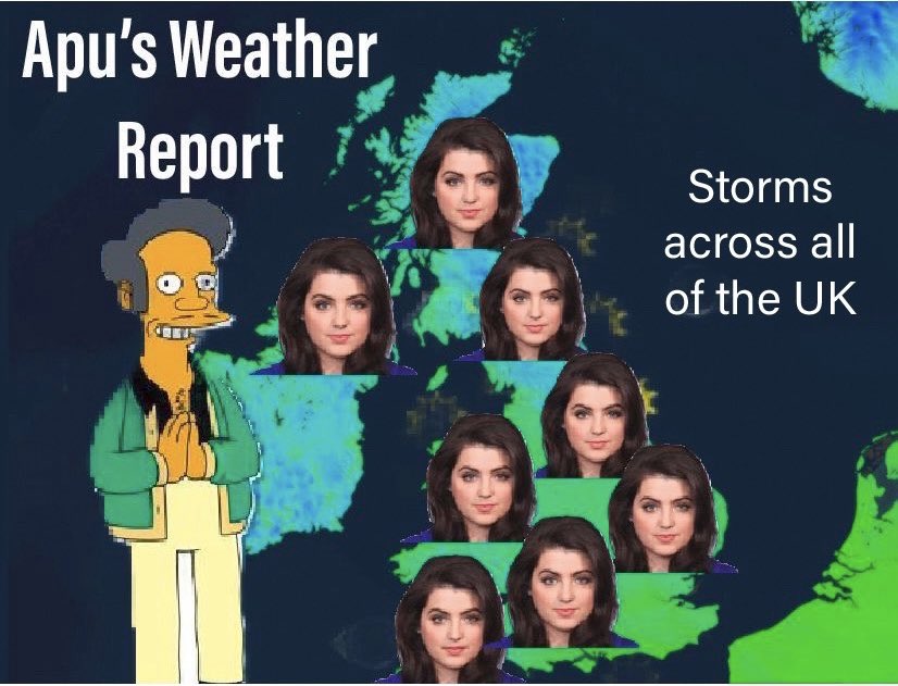 Here’s Today’s Latest Weather Update , Very Stormy start to the day and will become quite weathery later @StormHuntley @JeremyVineOn5 #ThisMorning #StormPia