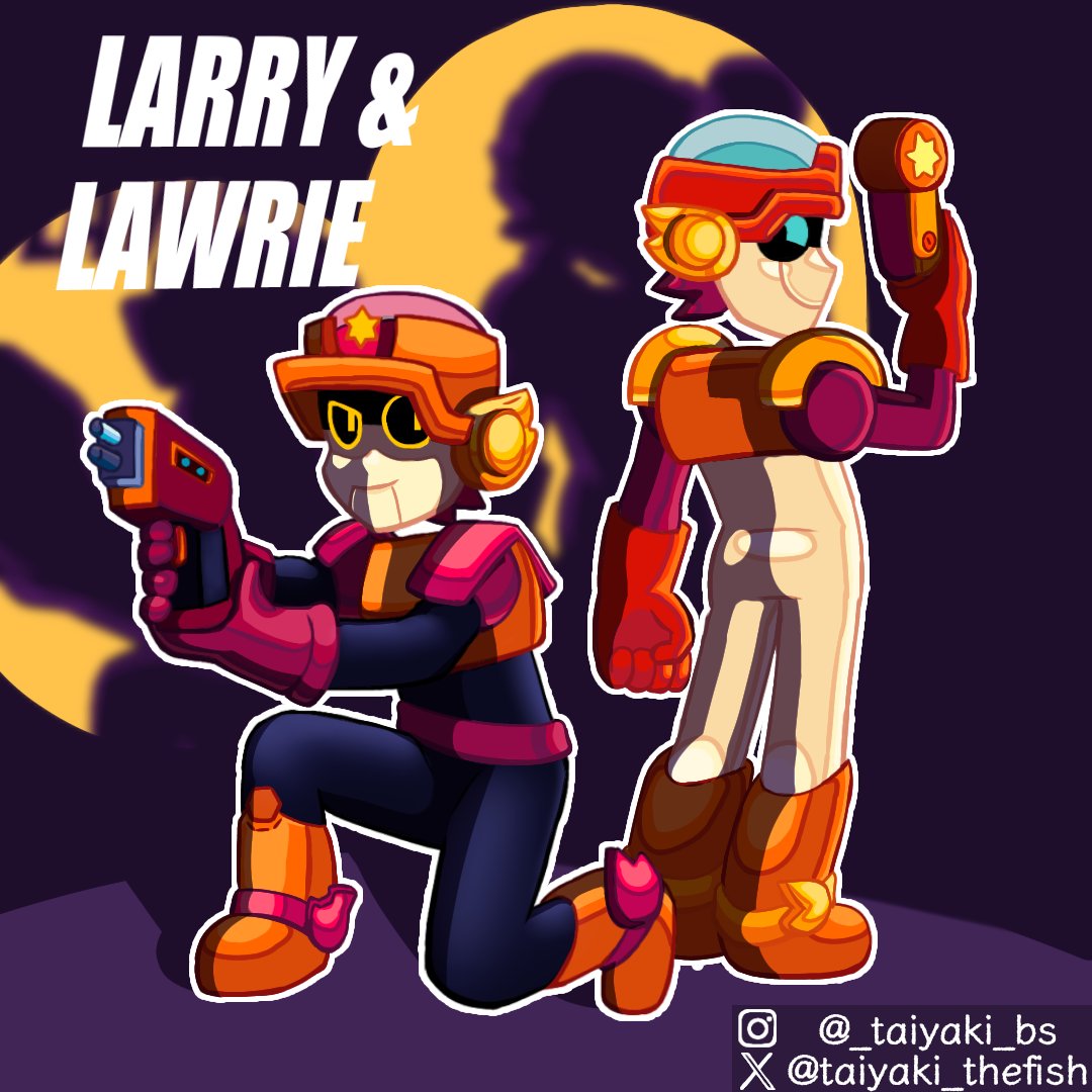 Larry & Lawrie

#BrawlStars #BrawlArt #BrawlStarsArt #brawlstarsfanart #BrawlTalk #brawlstarsLarry #brawlstarsLawrie #larrybrawlstars #lawriebrawlstars