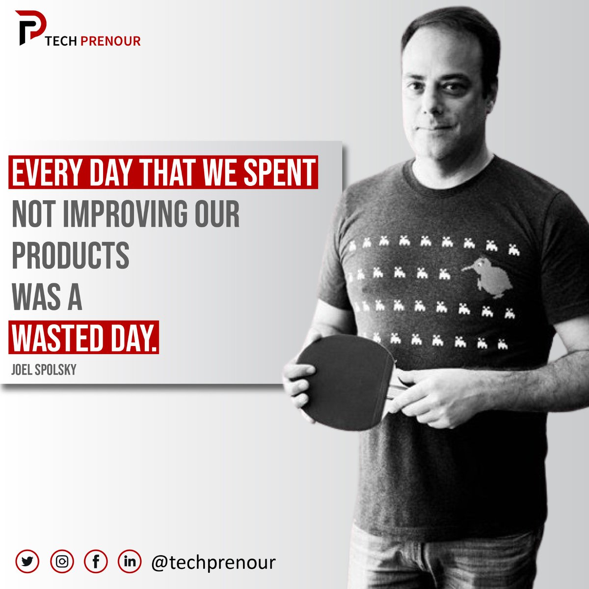 Every day is a chance for progress. Let's not waste a moment—continuous improvement is the key to creating exceptional products! 💡🚀 

#techprenour #quoteoftheday #progresseveryday #innovationmatters #productperfection #dailyinnovation #elevateeveryday