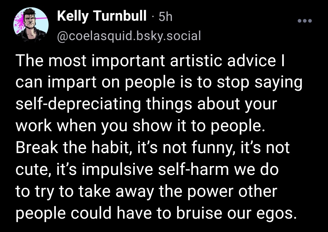 Just saw this and I need to share It everywhere. Follow this and PLEASE, of all places, never do It in front of people you want to work with. Always speak about you silly piece like you just finished the Sistine Chapel.