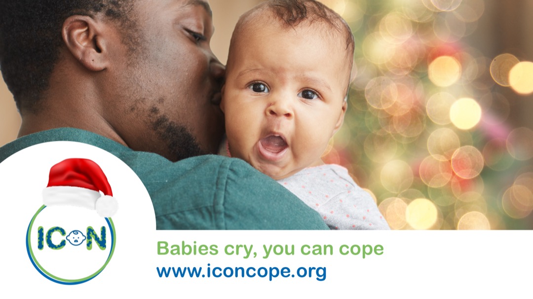 Babies cry, even at Christmas, but you can cope. If you need help, just ask. You never know who may have that helpful piece of advice. Remember the three C's – Calm, Careful and Caring. Have a great Christmas and New Year! iconcope.org/xmas23 #ICONChristmas2023 @JaneScatt