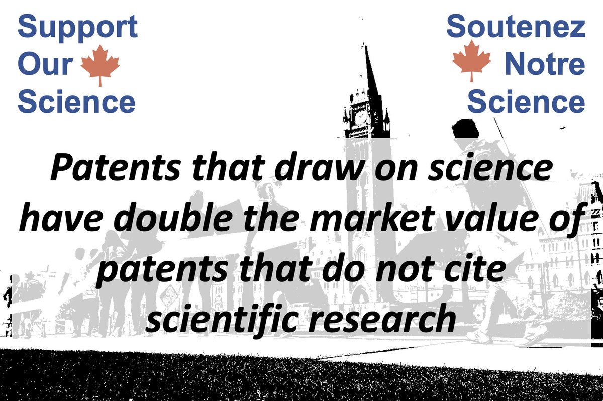 The research performed by graduate students and postdoctoral scholars is driving Canada’s innovation and economic growth. Imagine how much more they could do if the government gave them their first substantial increase in 20 years #SupportOurScience #ReturnOnInvestment 10/X