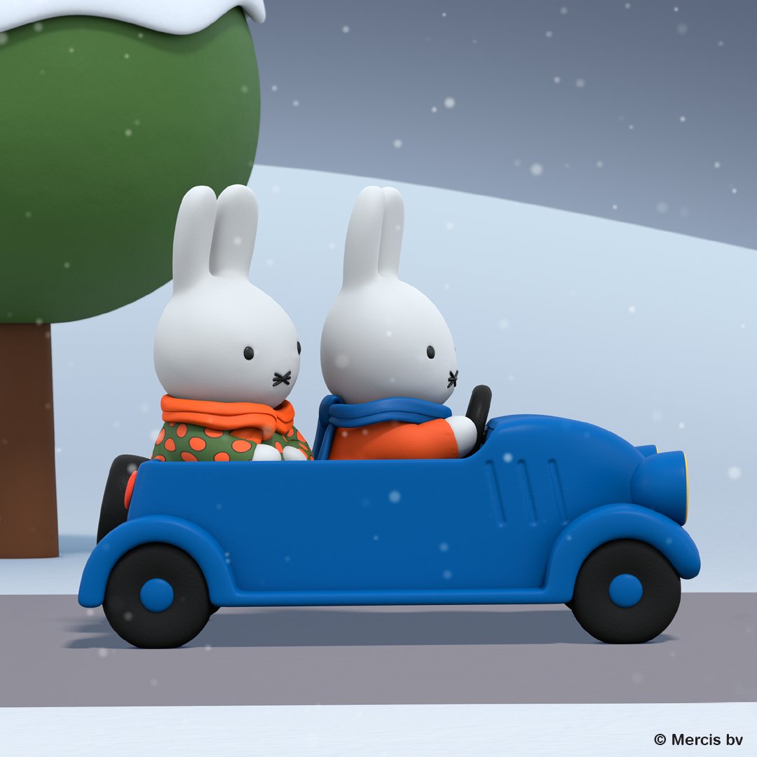 Driving home for Christmas! 🎄
#nijntje #miffy #fijnefeestdagen #merrychristmas