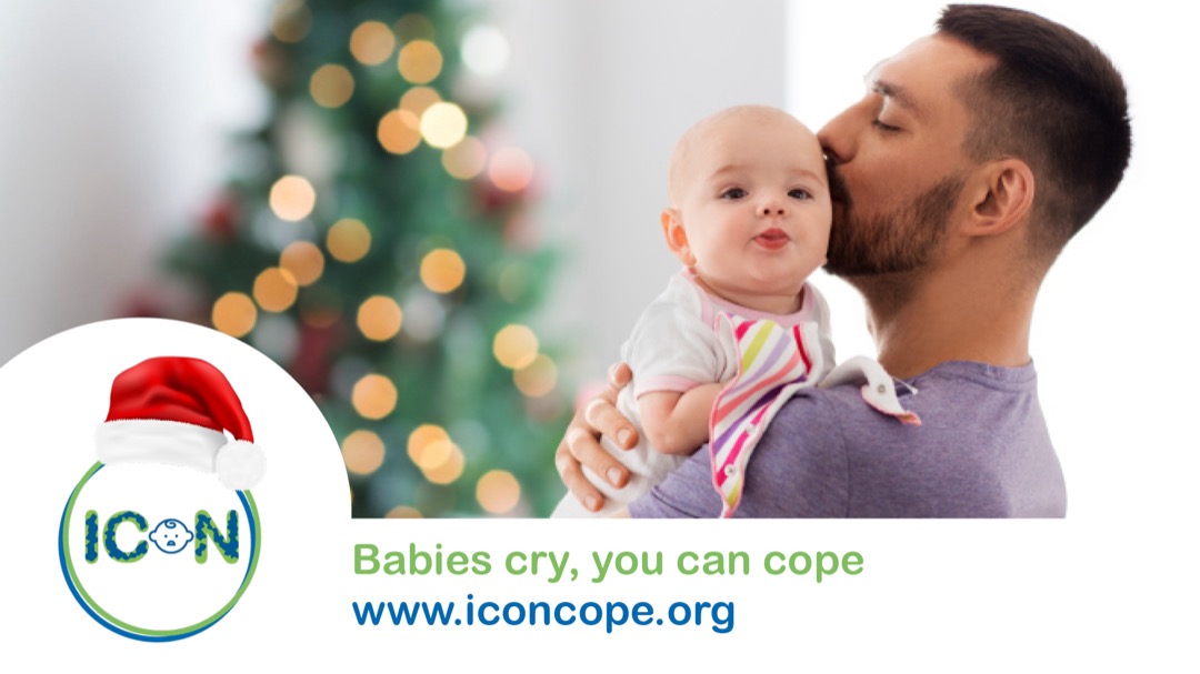 Christmas can be a very enjoyable time. But it can also feel very long and tiring. If you’re looking after a young baby just remember to check the 3 C’s - Calm, Careful and Caring - before you pick them up. Have a great Christmas and New Year! iconcope.org/xmas23 @JaneScatt