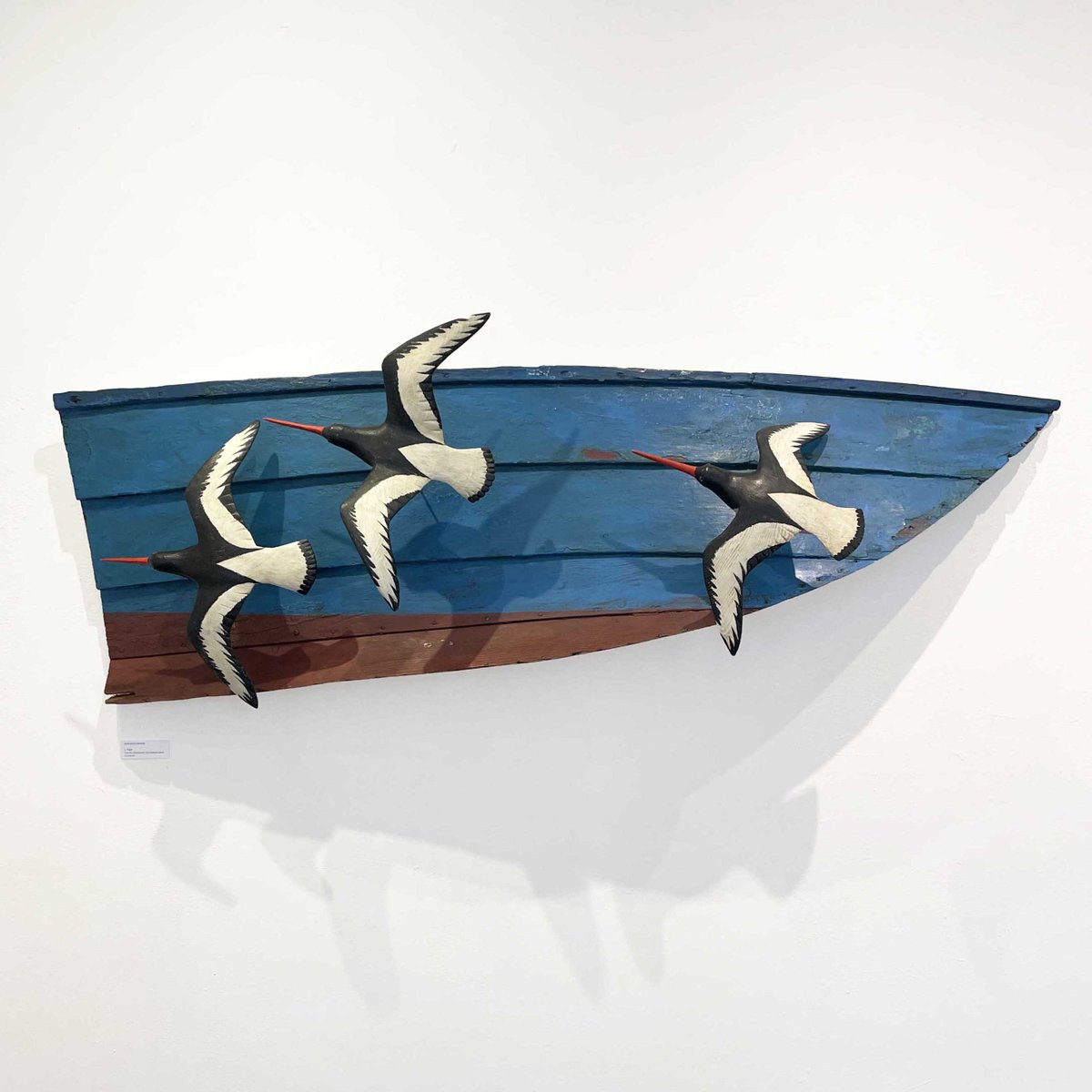 Experience the incredible craftmanship in Alex Malcomson's 'Veering North' exhibition before it comes to an end this Saturday! 

ALEX MALCOLMSON 
Flight
Carved, constructed and painted wood 
60 x 175 x 35 cm