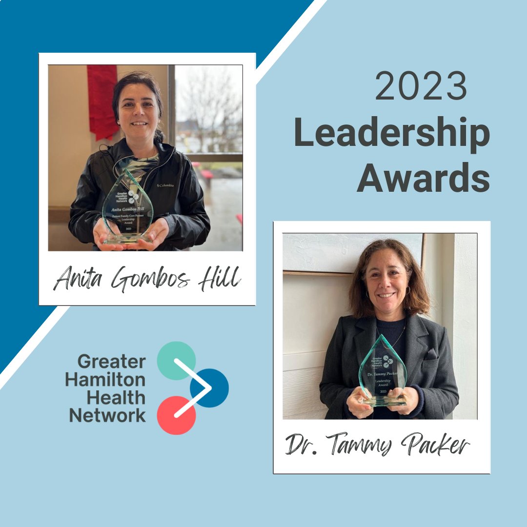 Congratulations to Dr. Tammy Packer, our GHHN Leadership Award winner and our GHHN Patient, Family, CarePartner Leadership Award winner Anita Gombos Hill. Tammy and Anita, we are grateful for your dedication and ongoing leadership within the GHHN!