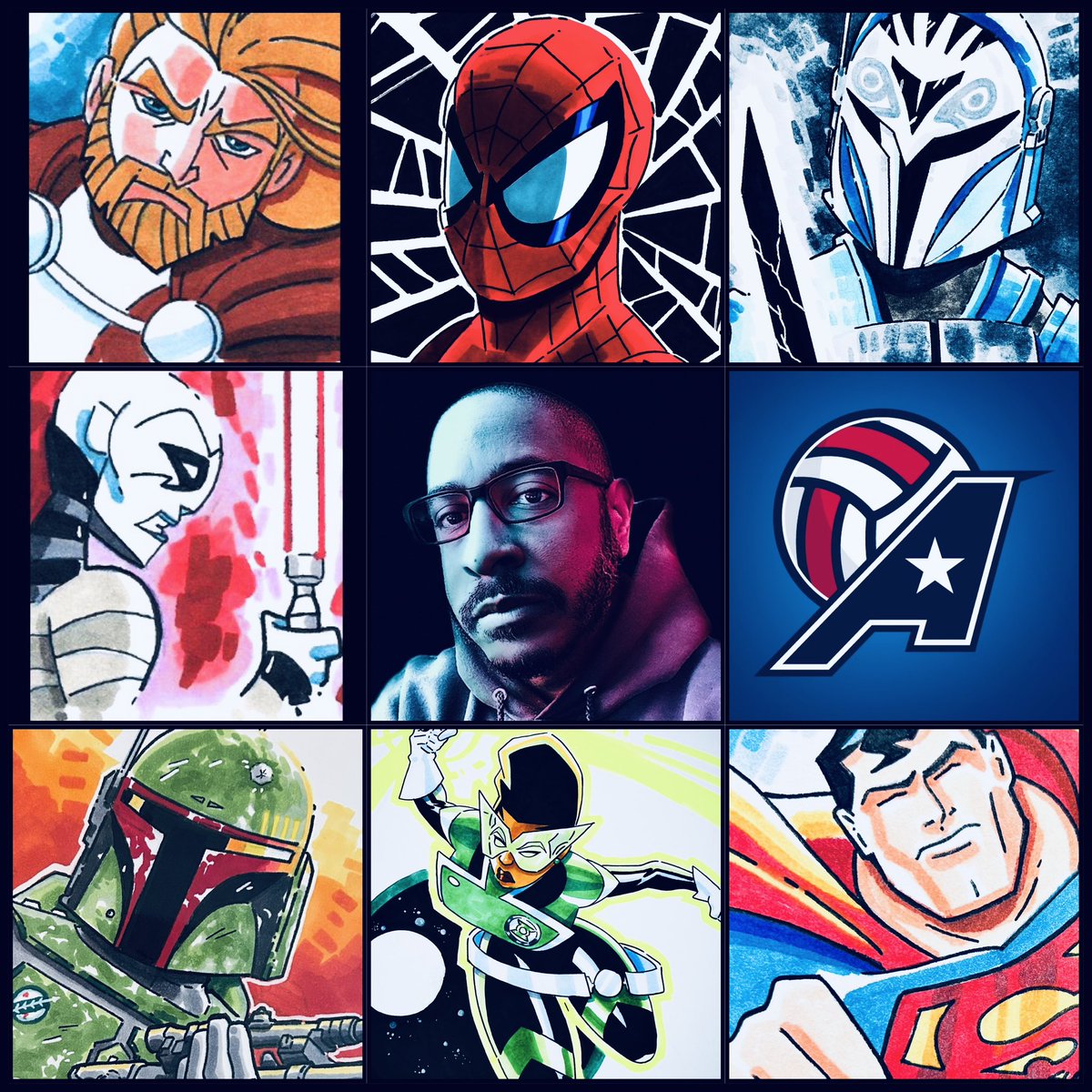 Light work this year, but here goes. Here’s to a more productive and creative 2024. #artvsartist2023