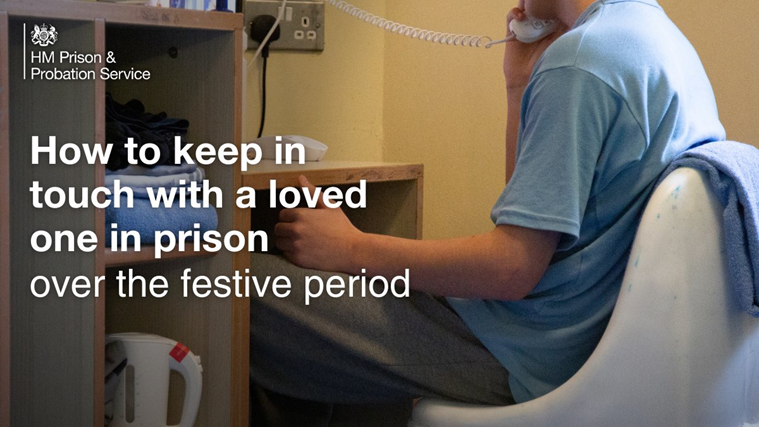 We know it’s hard being apart from loved ones over the festive season. At HMP Stocken, we can help you keep in touch through visits, video calls, writing a letter or emailing a prisoner.
Find out more on our GOV.UK page