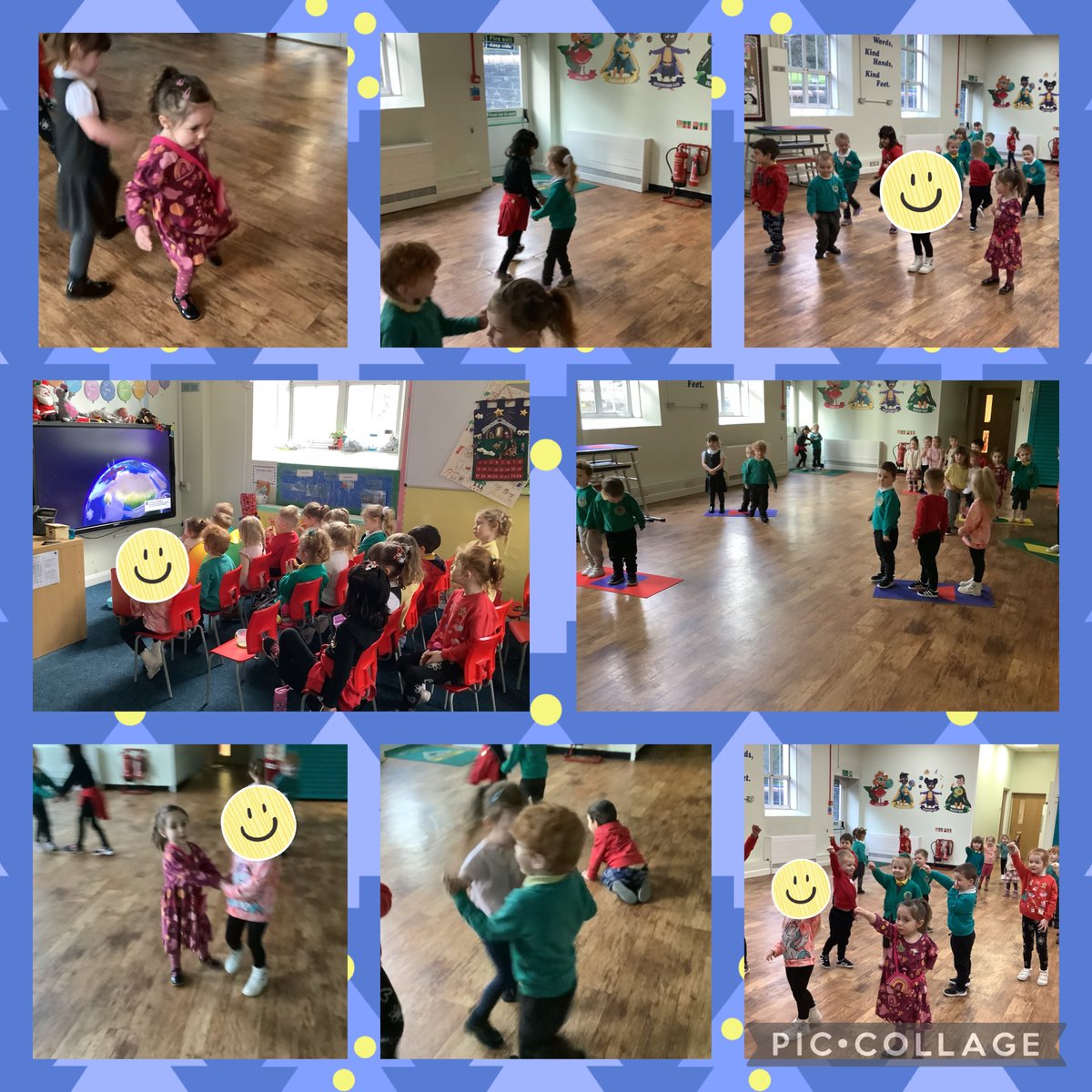 Nursery had a lovely morning playing party games  🎄 Elvis  brought them a special treat and a movie for reaching the moon on their reward chart ⭐️ #AmbitiousAled #HealthyHarri