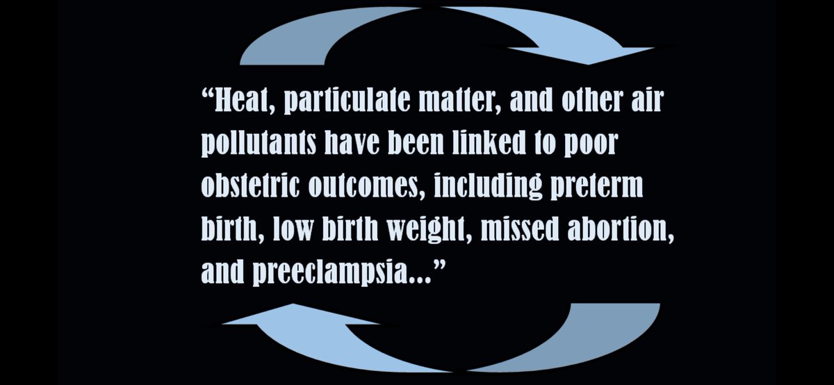 A little different, it is a call to action, an opportunity to bring attention to the topic. We begin by pointing out the cyclical nature of healthcare contribution to climate change that then cause worse health outcomes and increased need for healthcare <a href="/AAGLJMIG/">JMIG</a> #JMIGjc
