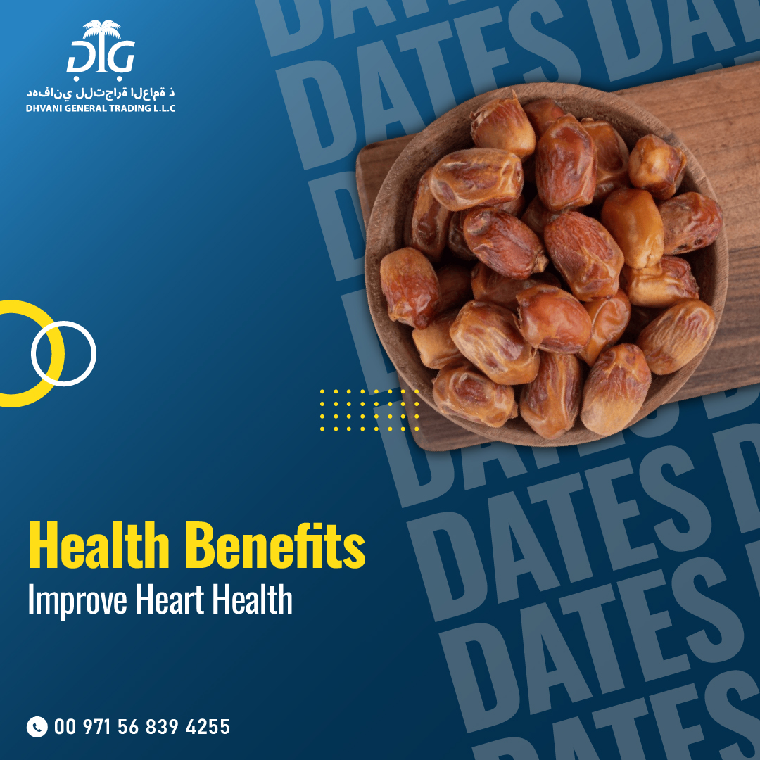 Take charge of your heart health!  Fiber binds with cholesterol to prevent absorption into the bloodstream. Dates reduce fatty deposits in arteries and lower heart disease risk.  Order our premium dates and pave the way to a healthier heart!🌴
#HeartHealth #NutritionNourishment