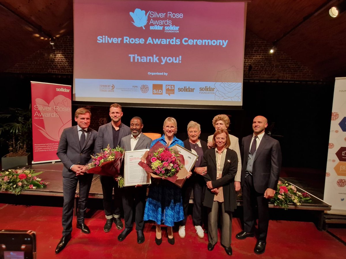 📣Last October, SOLIDAR, @TheProgressives @PES_PSE @FEPS_Europe @etuc_ces co-organised the #SilverRoseAwards Ceremony, which celebrated the work and achievements of @JA4change and @margotwallstrom! 🎬Watch the highlights of the ceremony youtu.be/Nmis6yYtI0M #YearInReview 🌟