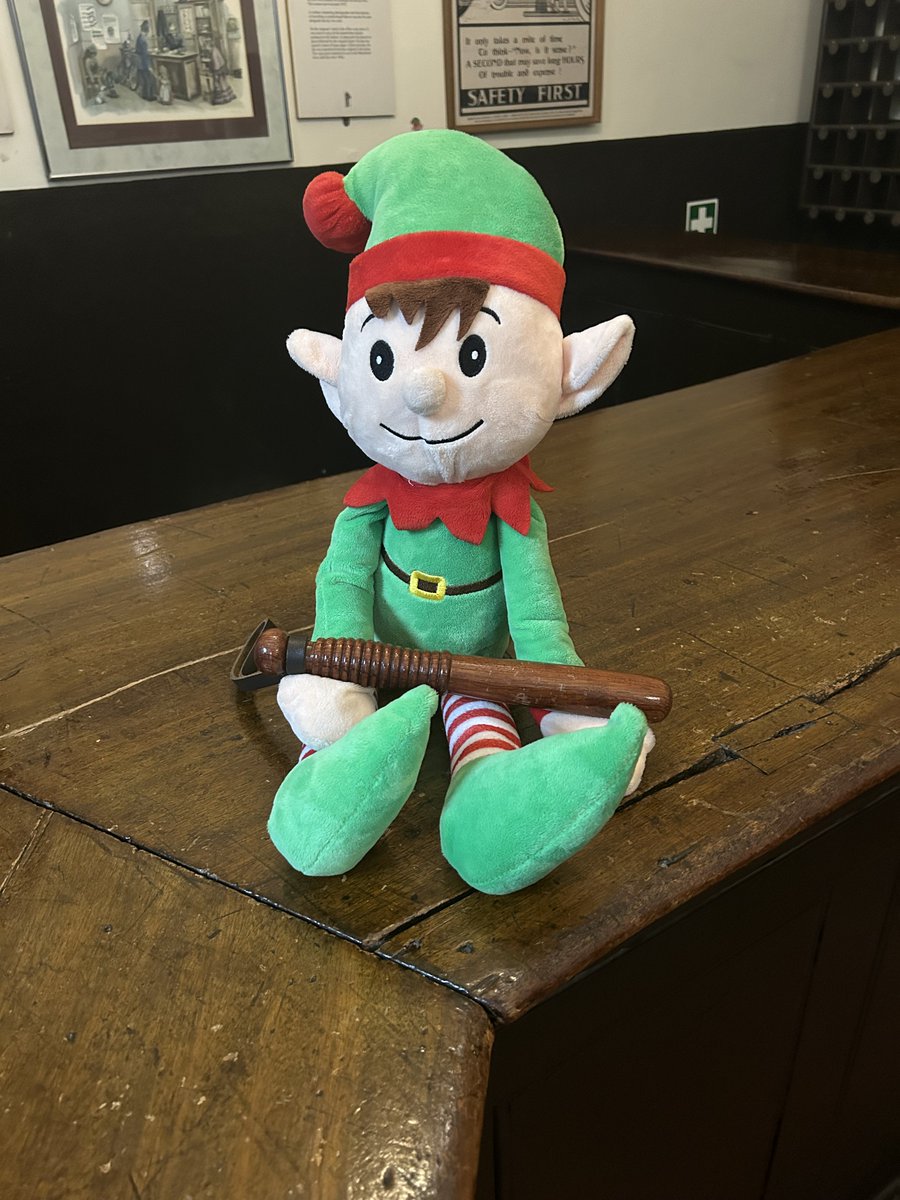 Kevin has been messing in the object handling box.... No Kevin that truncheon is not for an elf!
