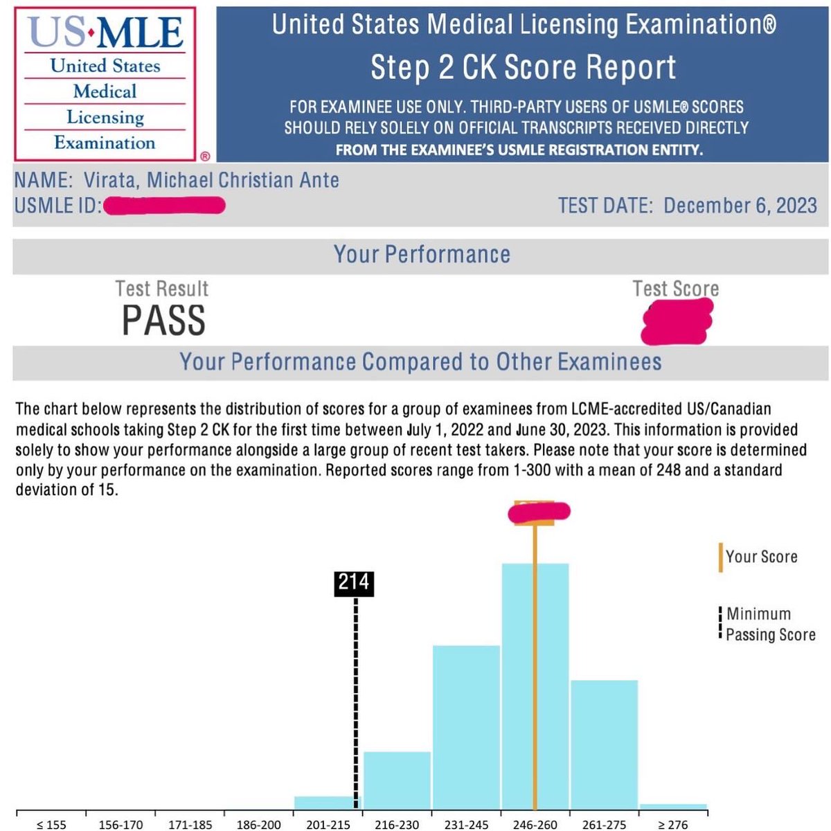 Christmas came early!! 💯

Result came out last night, and I passed my step 2 exam. For someone who juggles both work (duty and teaching) and studying, I am grateful for this achievement. The journey is still far from over but I’m grateful for having progress. 
#USMLE
#USMLESTEP2