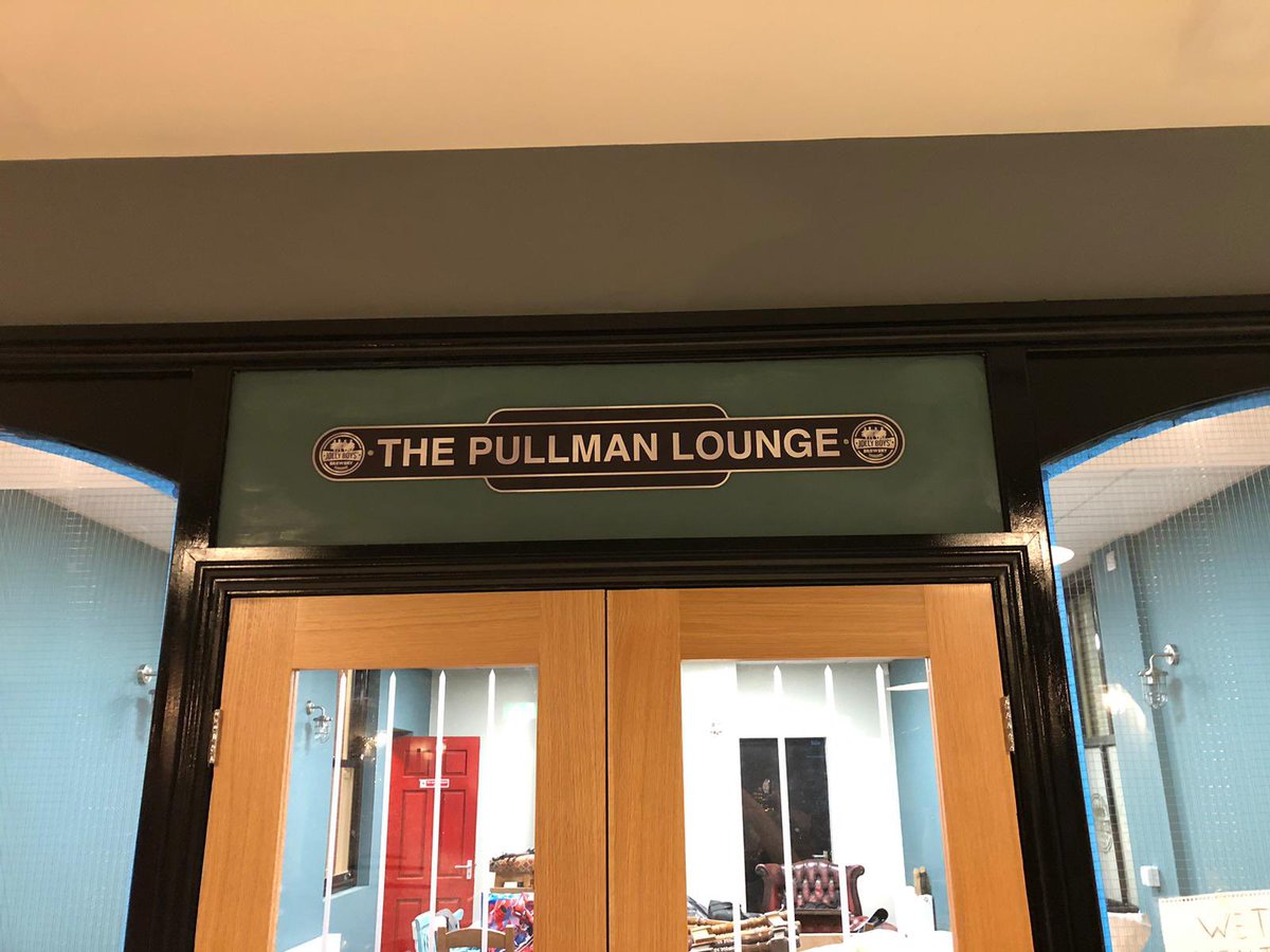 Our new Function Room, The Pullman Lounge, is almost ready.