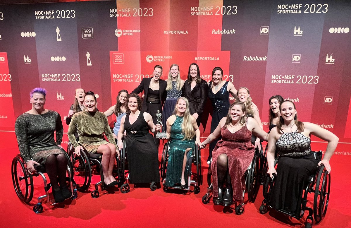 Paralympische sportploeg van het jaar 🧡 #nocnsf #sportgala #teamnl #champion #proud