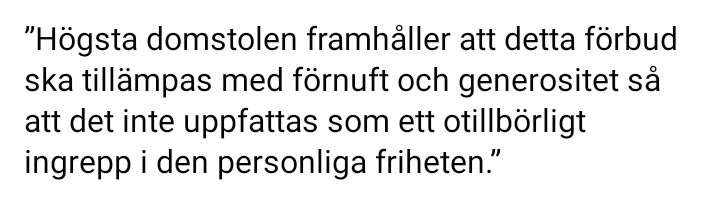 TheSwedishRhino's tweet image. Lystring alla fyrkantiga representanter för rättsväsendet!
Läs och begrunda Högsta domstolens ord.