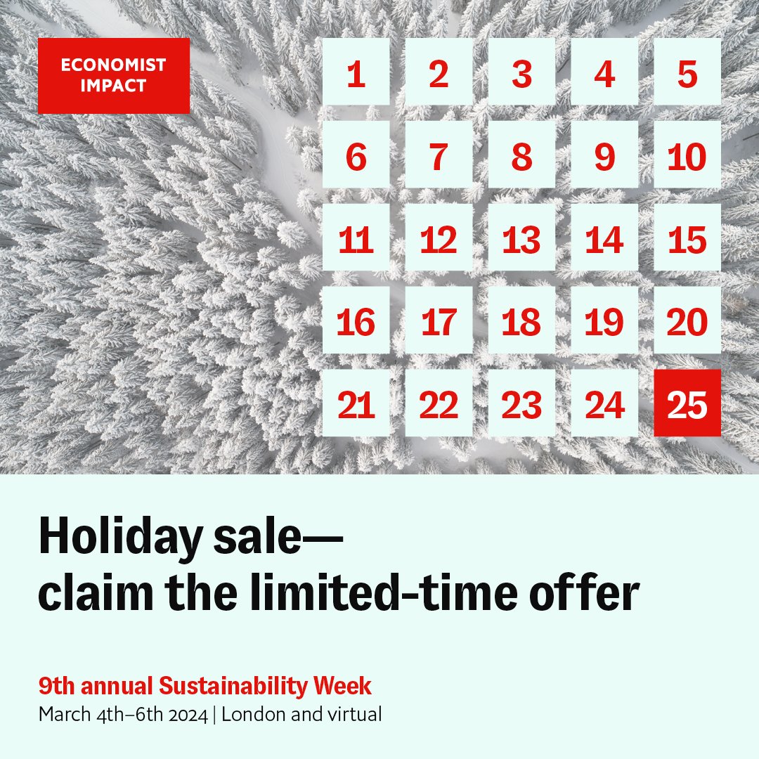 Join us at the 9th annual Sustainability Week to gain insights and solutions through case studies, interviews, discussions, roundtables and more to empower your business to deliver on your sustainability goals. Register: econimpact.co/73 #EconSustainability