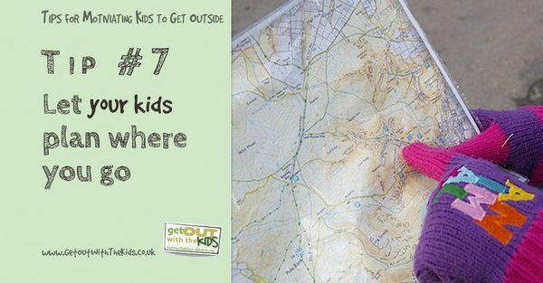 #GetOutside Tip 7 - Let your kids plan where you go! bit.ly/467HhI1 #GetOutside #outdoors #parenting #kids #outdoorfamilies #osmaps #oschampions @OSleisure