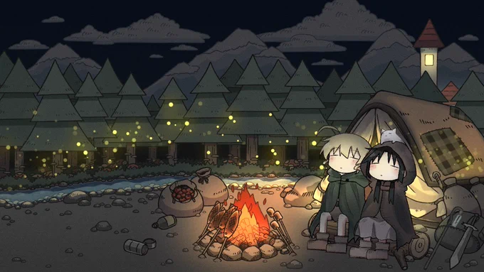 同人ゲーム用に描いた絵、かわいいので見てほしい 