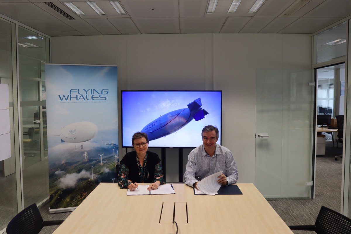 FLYING WHALES (@_flying_whales_) on Twitter photo FLYING WHALES signs a partnership with <a href="/VINCIEnergies/">VINCI Energies</a> - Omexom! Through our collaboration, we will be studying the applications of the LCA60T to meet the transport and lifting needs of heavy loads.
@Omexom_Official
#wind #logistics #transport #airship FLYING WHALES signs a partnership with <a href="/VINCIEnergies/">VINCI Energies</a> - Omexom! Through our collaboration, we will be studying the applications of the LCA60T to meet the transport and lifting needs of heavy loads.
@Omexom_Official
#wind #logistics #transport #airship