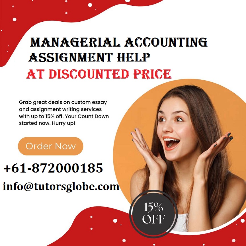 TutorsGlobe's tweet image. This is the best time to sought help from professional Managerial Accounting Assignment Help experts to make your academic performance outperform! #ManagerialAccountingHomeworkHelp #ManagerialAccountingAssignmentHelp #UKHomeworkHelp #StudentInUK #TopUKCourses #No1homeworkhelp