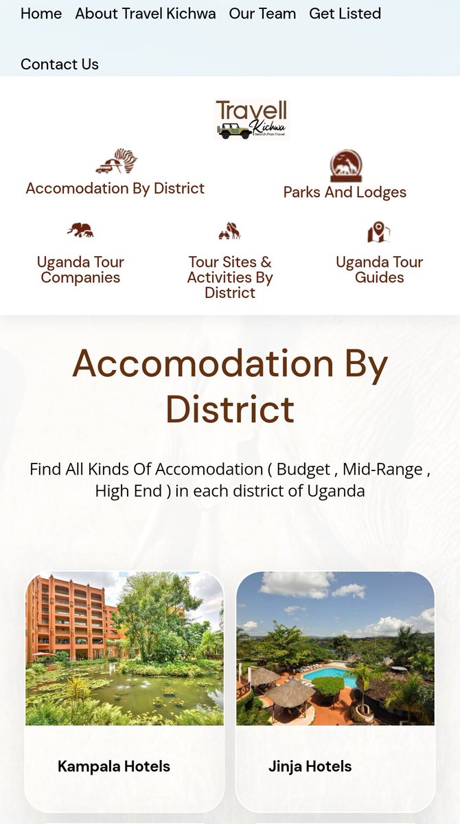 Members, we give you Travell Kichwa. travellkichwa.com Please visit our website and give us your reviews. Thank you.