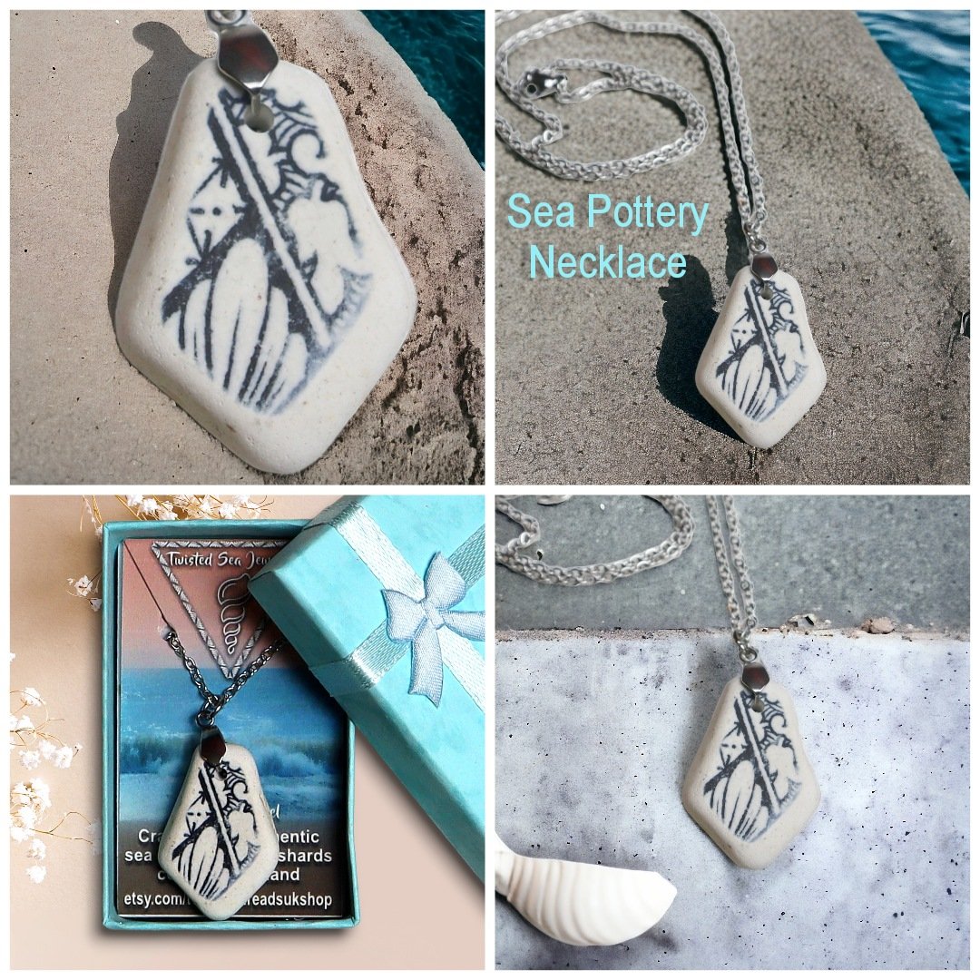 Sea Pottery added to my Etsy shop x 
#craftmakersuk #TheCraftersUk #HandmadeHour #UKGiftAM #EarlyBiz #shopindie #UKGiftHour #Craftsuk #MHHSBD #craftbizparty #etsyfinds #womaninbizhour #seapottery #jewelrygifts