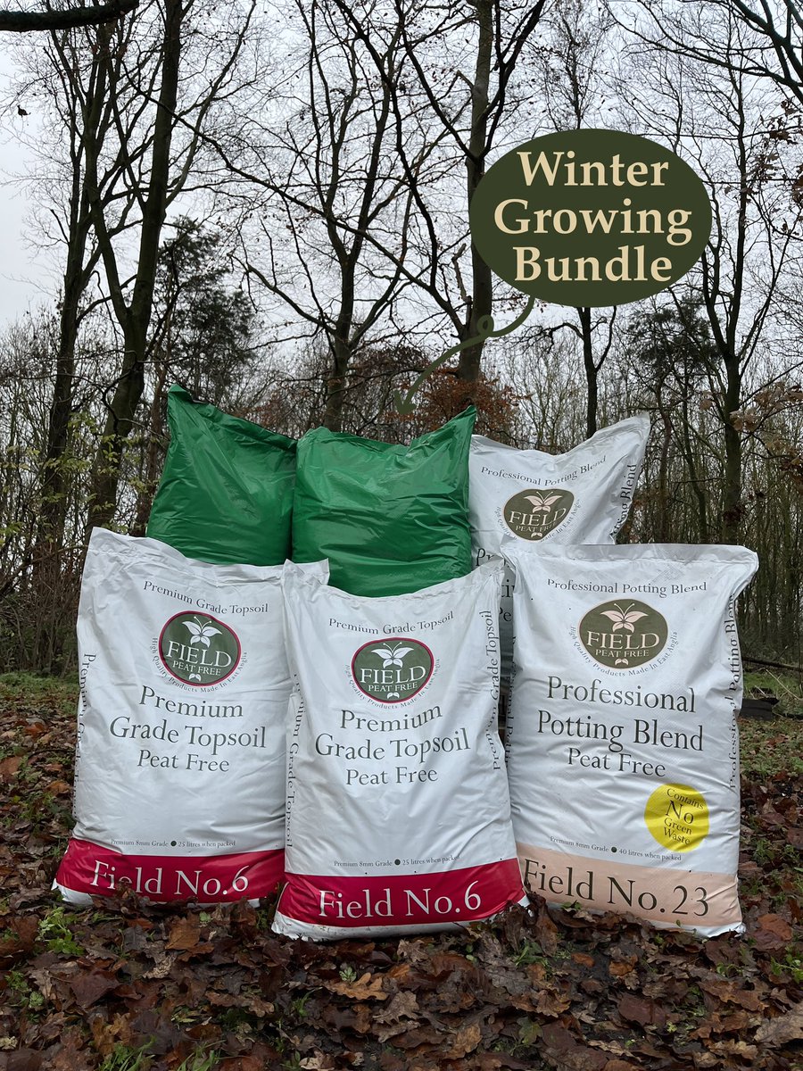 ❄️ NEW PRODUCTS ❄️ We have two new bundles handpicked to meet your winter gardening needs! 🌱 Winter Mulching Bundle 🌱 Winter Growing Bundle Check them out here: fieldcompost.co.uk/store/mixed-bu… #compostbundle #wintergarden #mulching #peatfree #fieldcompost