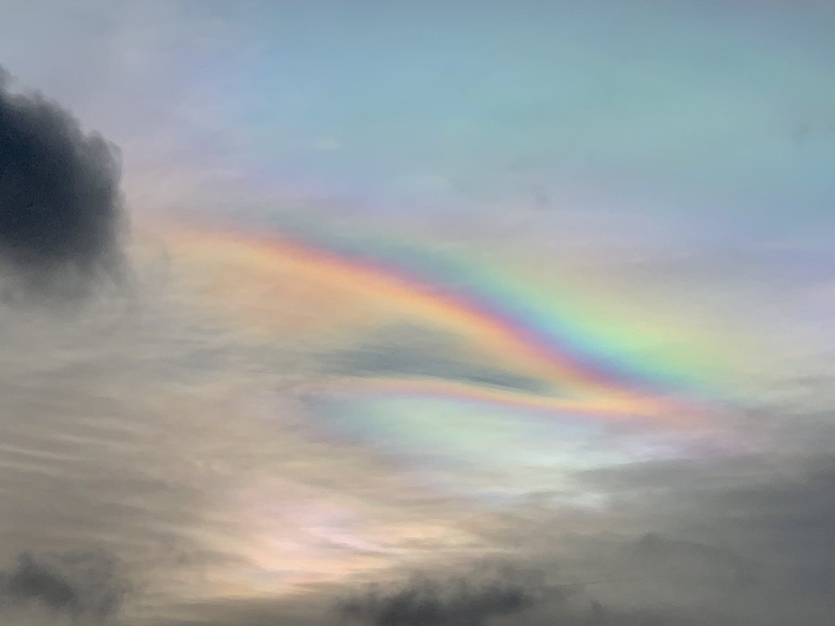 Stunning Nacreous clouds on our blowy morning dog walk in Farsley, Leeds 
<a href="/Hudsonweather/">Paul Hudson</a> <a href="/KeeleyDonovan/">Keeley Donovan</a> <a href="/itvweather/">ITV Weather</a> <a href="/JonMitchellTV/">Jon Mitchell - Weatherman</a> <a href="/bbcweather/">BBC Weather</a> 

#nacreousclouds #leeds #farsley