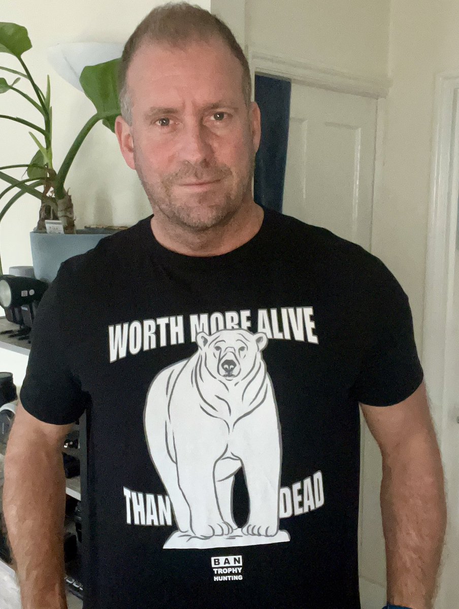 Please support the Campaign To Ban Trophy Hunting @CBTHunting and help put an end to the barbaric killing of innocent animals. Get a t-shirt like this one ⬇️ at: campaigntobantrophyhuntingstore.com #BanTrophyHunting It isn’t conservation and it isn’t sport.