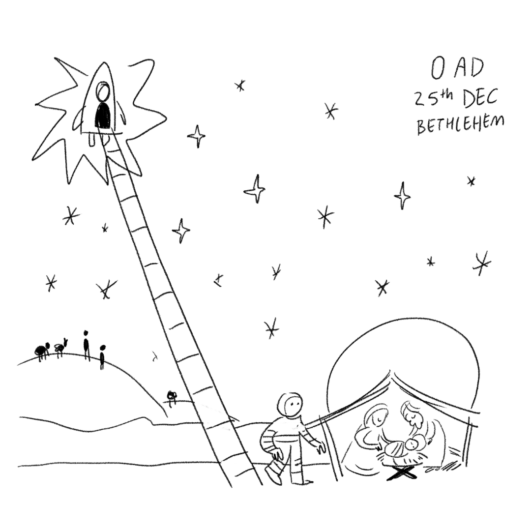 scriberian's tweet photo. What will the holiday season / Christmas look like in the future? Our team peered into their crystal balls and created a glimpse of what they think it might look like way ahead ๐ฎโ๏ธ
#illustration #christmas #visualthinkers https://t.co/QRw8iW4lVF