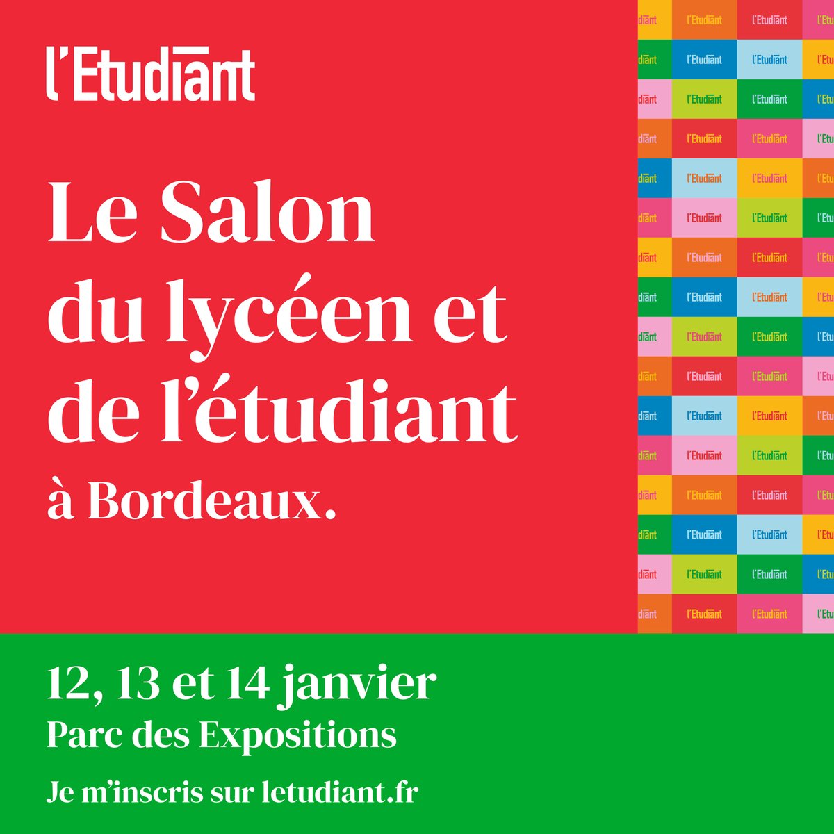 🎓🚀 Vous rêvez de devenir ingénieur? 
Rejoignez-nous les 12, 13 et 14 janvier 2024 au Salon du lycéen et de @letudiant à Bordeaux Parc des Expositions - Hall 1, stand I31 9h-17h.🌐🔬💻
 👉bit.ly/bordeauxsle.
 
 #ensc #ensmac #ensegid #enstbb #enseirbmatmeca #enspima