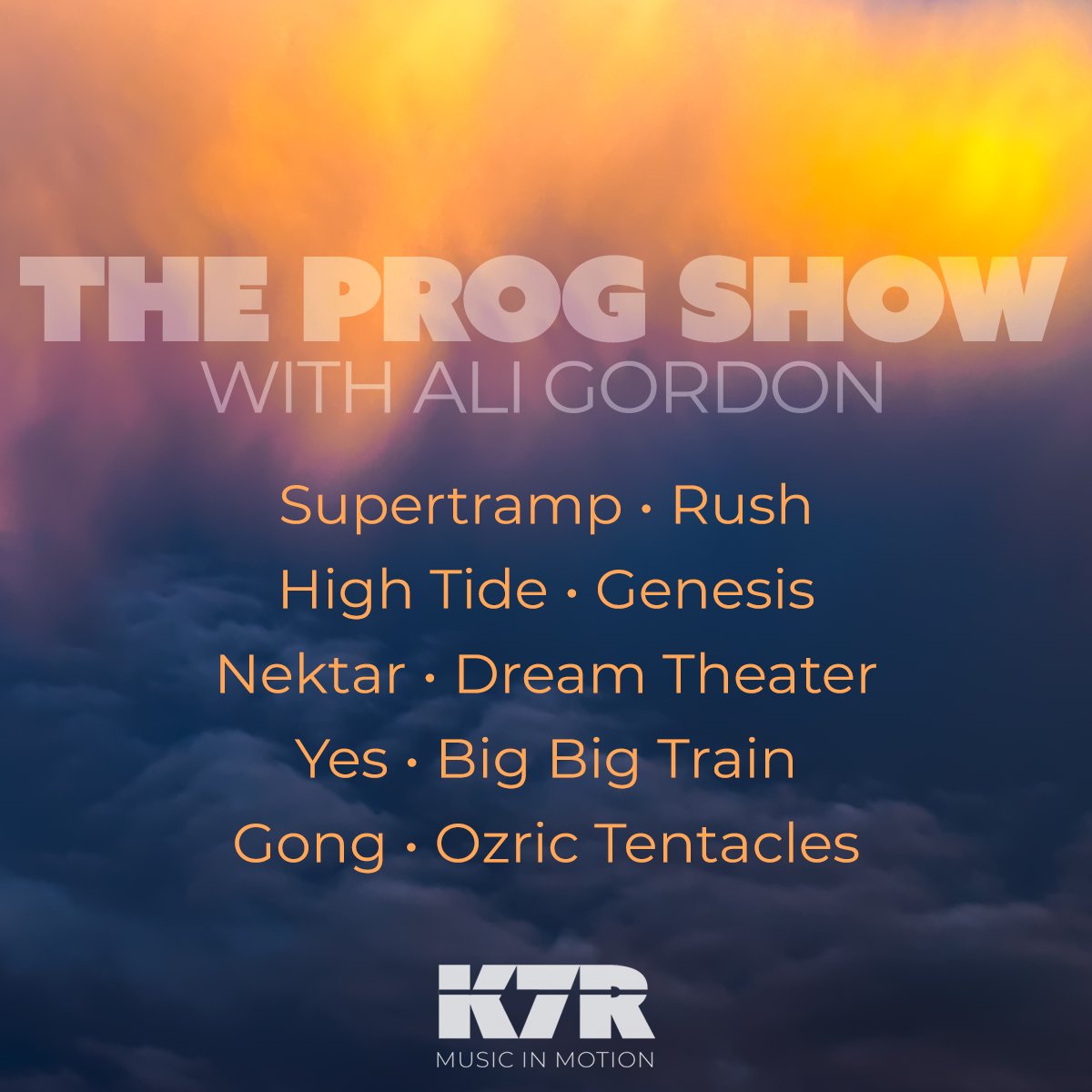 Tonight from 10 pm - @Mrspins is live with the K7R Prog show. Two hours of top Progressive Rock from Genesis, Supertramp, Big Big Train, Muse, Pink Floyd and many more.