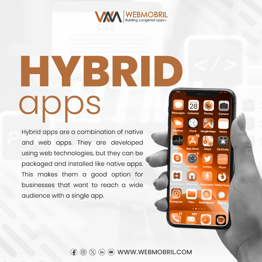 webmobrilinc's tweet image. Decoding the Mobile App Landscape: Navigating the Choice Between Native, Web, and Hybrid Apps for Your Unique Needs.
.
.
#MobileAppChoices #NativeVsWeb #HybridSolutions #AppDevelopment #TechDecisions #AppTypes #DigitalStrategy