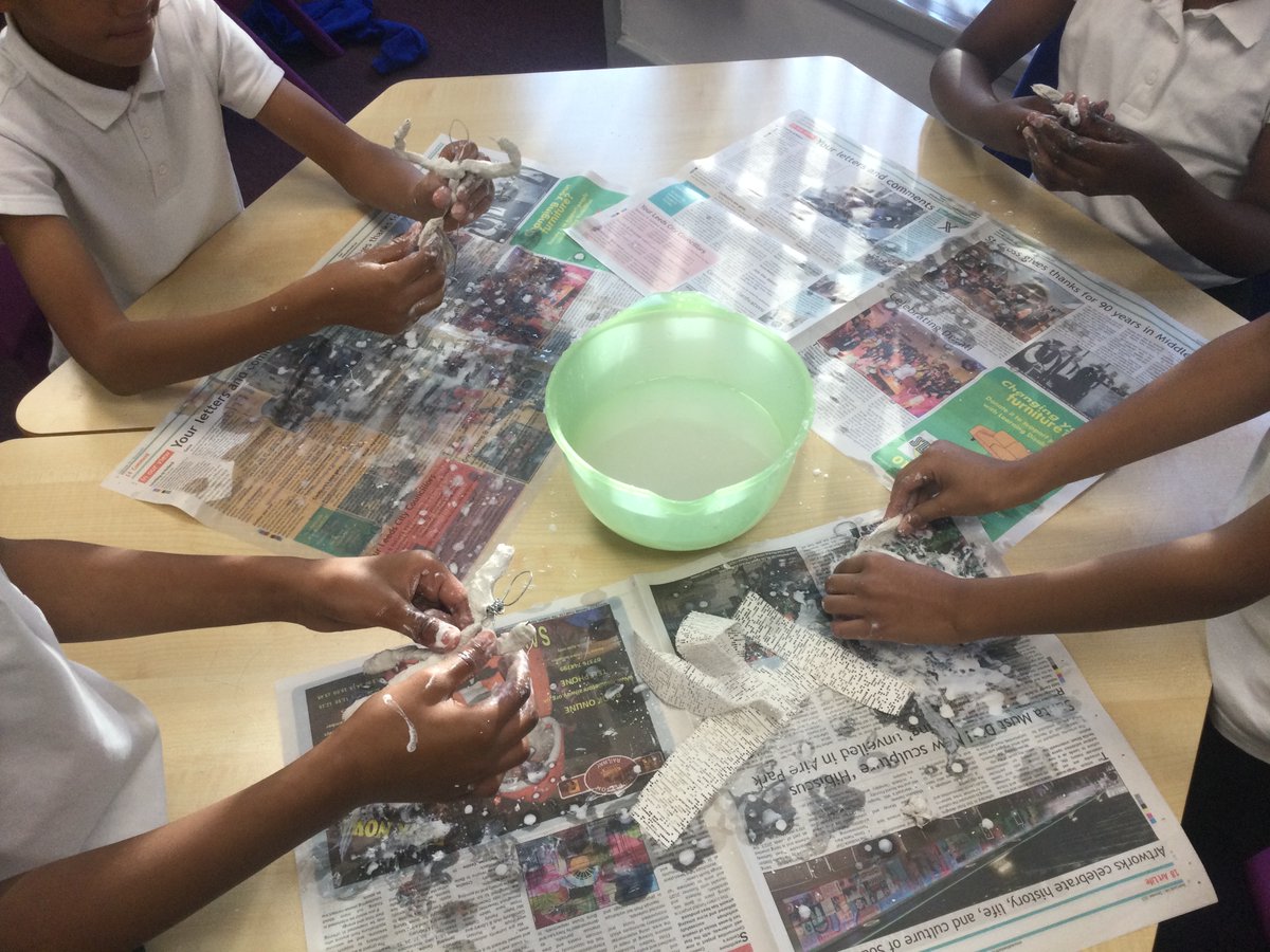 DeltaParkView's tweet image. Today Class 4 have completed their sculptures of Viking Gods or Godesses in Art. Along with their longboats from DT, they have created their own Vikings display. Well done! #Vikings #PVPA #Class4