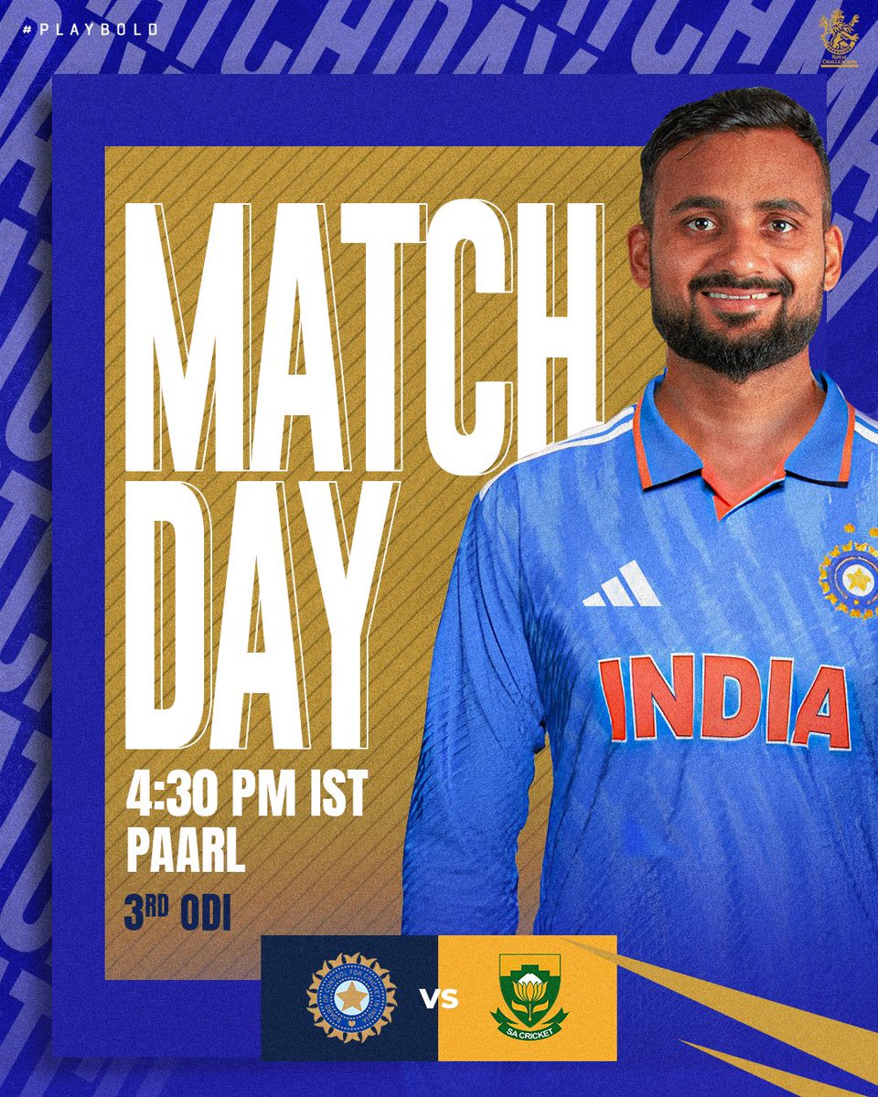 Over to the Decider ⚔️ A chance for #TeamIndia to create history by registering an ODI series victory in 🇿🇦 for just the second time ever. Let's do this! 👊 #PlayBold #INDvSA