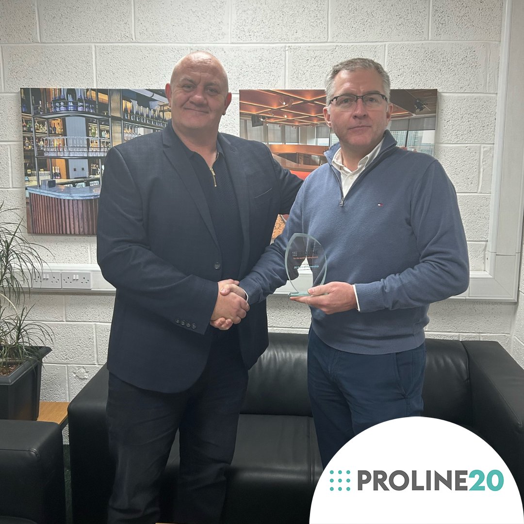 And so to our final award of the year. Congratulations to Julian Shine of Shine Catering Systems on receiving their Proline 20 years of customer partnership award

Thank you from all at Proline corp for your continued custom & all the best for the future
#20years #bespokecounters