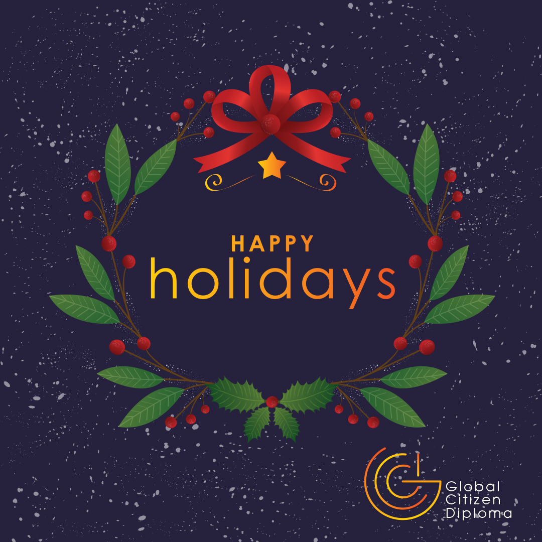 Best wishes for a joyful holiday season from the GCD Consortium of schools! 🎊

#happyholidays #happyholidays2023
#OurStoriesAreMoreThanNumbers #GlobalCitizenDiploma #globalcitizen #globalcitizenship #studentvoice #futureofeducation #GCED #globaleducation #globalcompetence