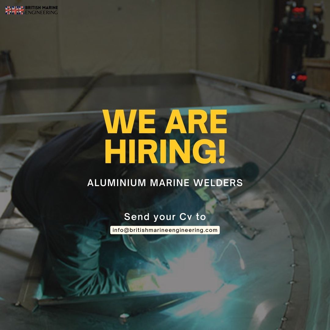 🌟 Join Our Team as an Aluminium Marine Welder! 🚤💥

Dive into the excitement of constructing top-quality aluminium boats with us! 🌊

Send your CV to info@britishmarineengineering.com 

#AluminiumWelder #MarineJobs #WeldingOpportunity #JoinOurTeam #BME