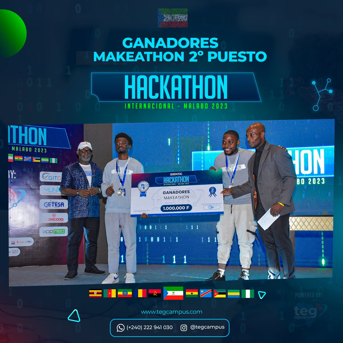 Ganadores de la modalidad de MAKEATHON