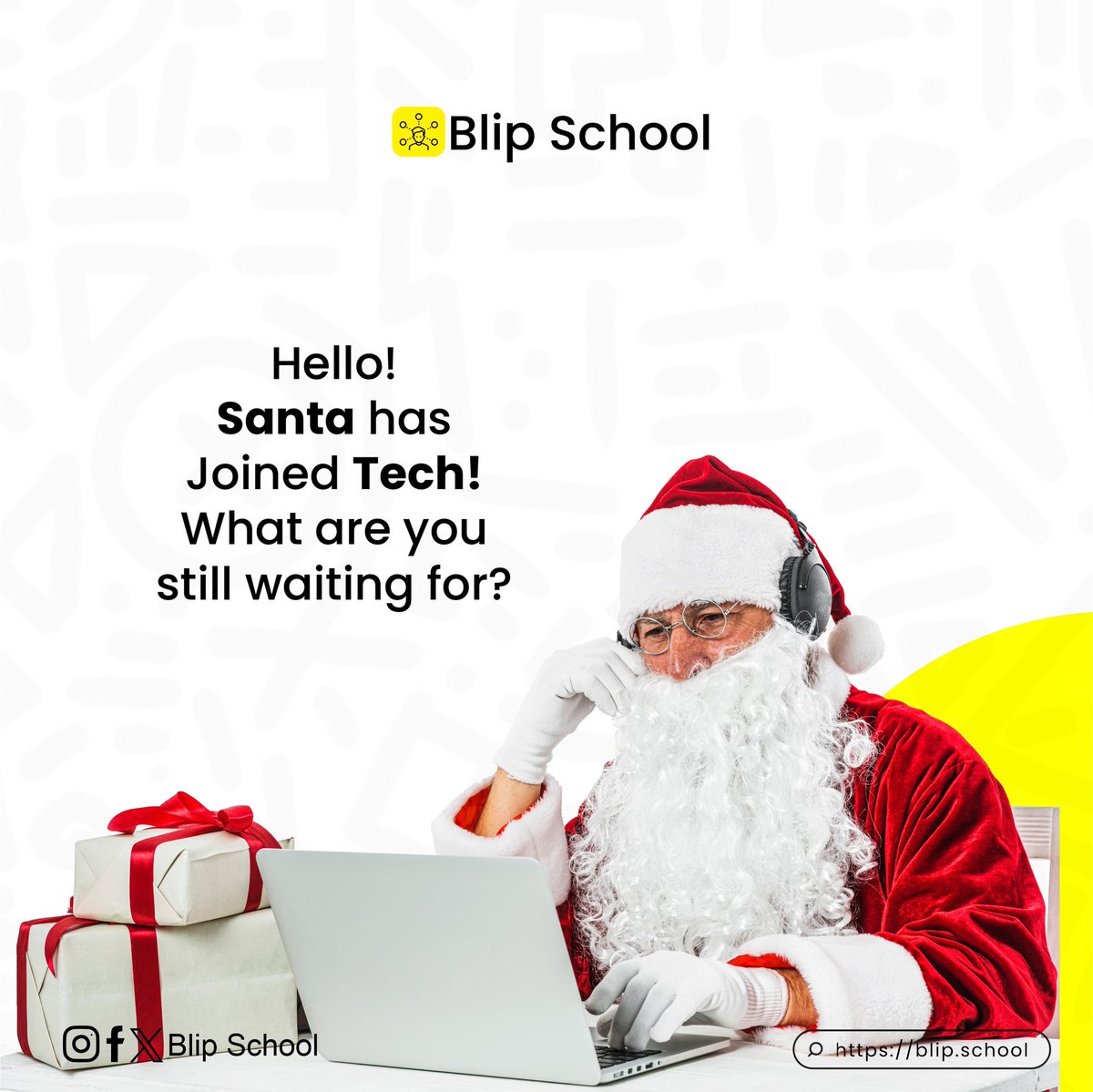 Santa Embraces Tech, It is Your Turn! 🤗🤗😍😍😍

It is a festive season yet it is not an avenue to empty our savings and not accomplish all set goals. 

You must have set a goal to learn a tech-skill this year, it is not too late. 

#technology #tech #learncoding #learncode