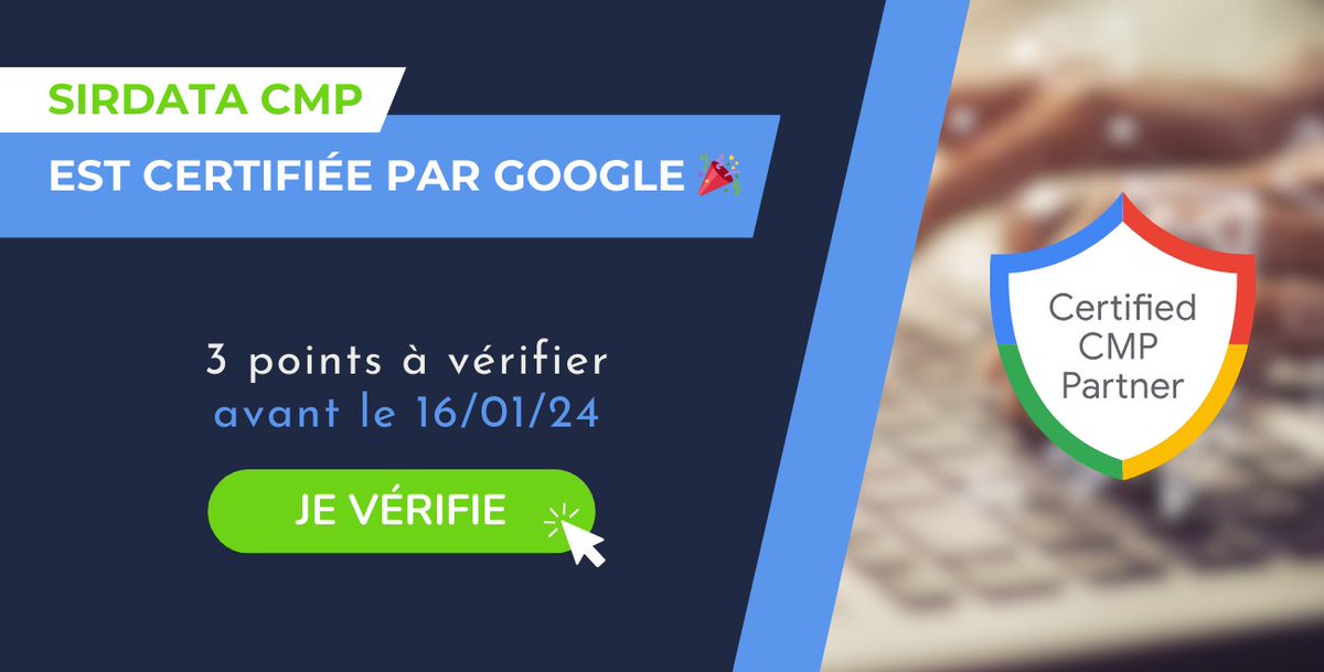 ⚠️ Nouvelle règle CMP de Google : ne perdez pas vos revenus !

Pour les découvrir, c’est par ici : news.sirdata.com/sirdata-cmp-ce…
