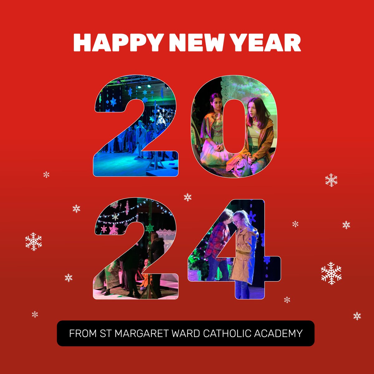 Happy New Year from everyone at St Margaret Ward Catholic Academy. #newyear #catholicschool
